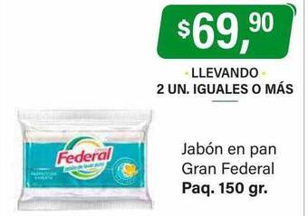 Supermercados Damesco Jabón en pan gran federal oferta