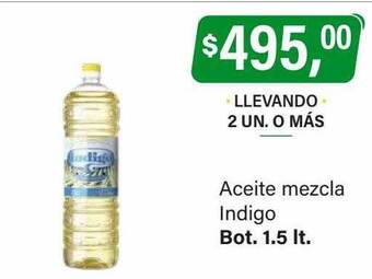 Supermercados Damesco Aceite mezcla indigo oferta