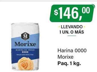 Supermercados Damesco Harina 0000 morixe oferta