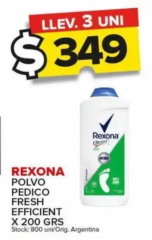 Carrefour Polvo pedico rexona oferta