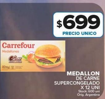 Carrefour Medallon de carne oferta