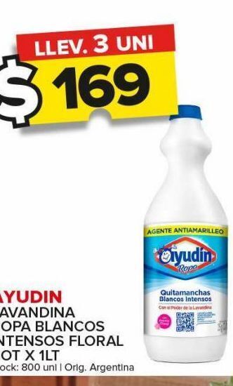 Carrefour Lavandina ayudin oferta
