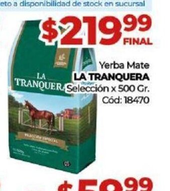 Diarco La Tranquera oferta