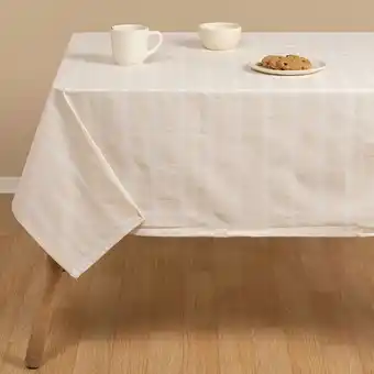 Mantel rectangular grande líneas horizontales