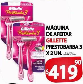 Supermercados Mariano Max Màquina de afeitar gillette prestobarba 3 oferta