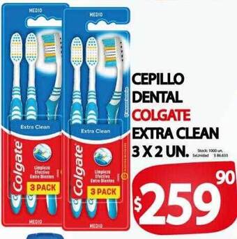 Supermercados Mariano Max Cepillo dental colgate extra clean oferta