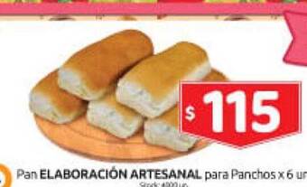 Cordiez Pan elaboración artesanal para panchos oferta