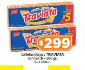 Cordiez Galletas bagley traviata sandwich oferta