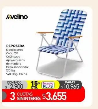 Avelino reposera