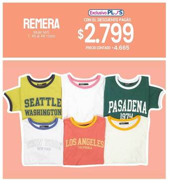 La Anonima Remera oferta