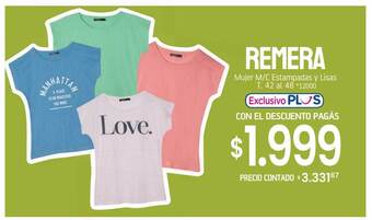 La Anonima Remera oferta