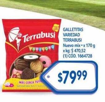 Makro Galletitas variedad terrabusi oferta