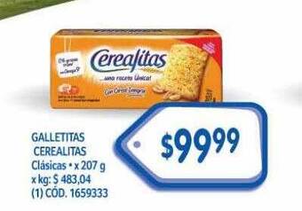 Makro Galletitas cerealitas clásicas oferta