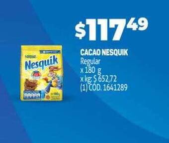 Makro Cacao nesquik oferta