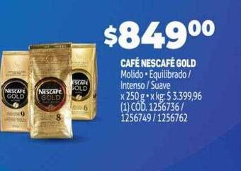 Makro Café nescafé gold oferta
