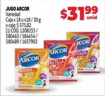 Makro Jugo arcor oferta