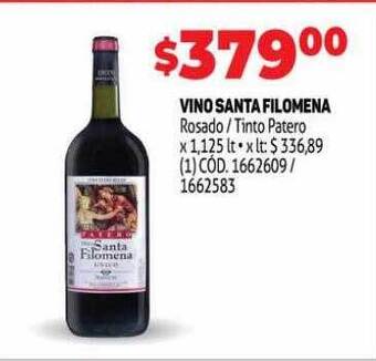 Makro Vino santa filomena oferta