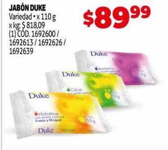 Makro Jabón duke oferta