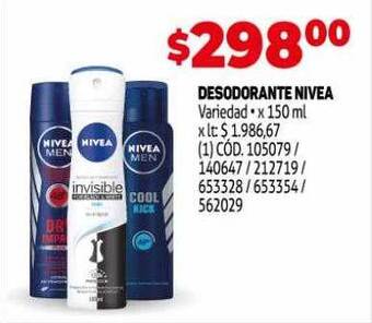 Makro Desodorante nivea oferta