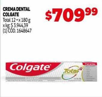 Makro Crema dental colgate oferta