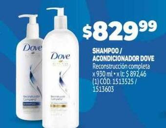 Makro Shampoo acondicionador dove oferta