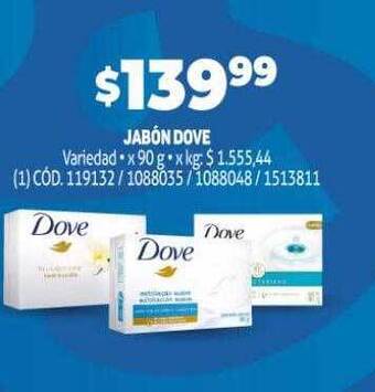 Makro Jabón dove oferta