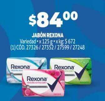 Makro Jabón rexona oferta