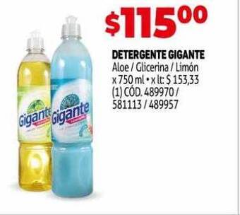 Makro Detergente gigante oferta