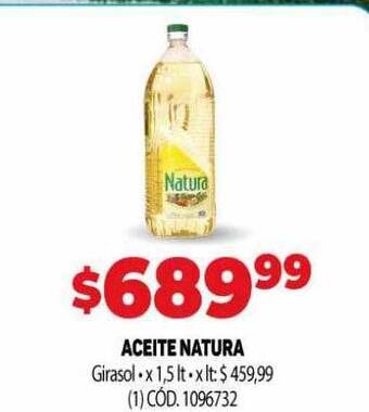 Makro Aceite natura oferta