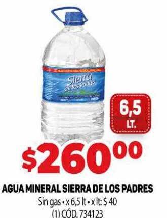 Makro Agua mineral sierra de los padres oferta