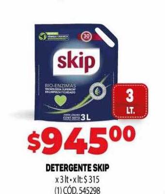 Makro Detergente skip oferta