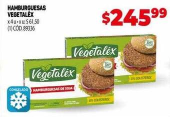 Makro Hamburguesas vegetálex oferta