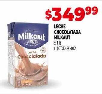 Makro Leche chocolatada milkaut oferta