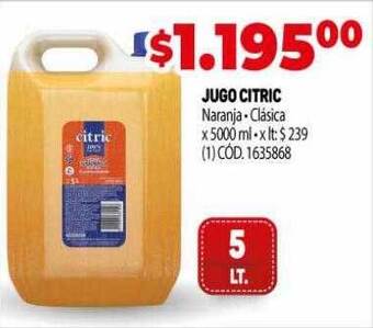 Makro Jugo citric oferta