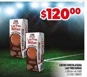 Makro Leche chocolatada las tres niñas oferta