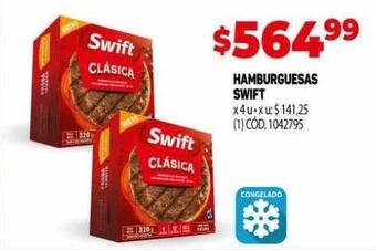 Makro Hamburguesas swift oferta