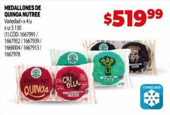 Makro Medallones de quinoa nutree oferta