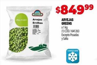 Makro Arvejas greens oferta