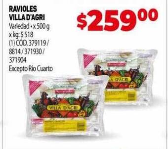 Makro Ravioles villa d'agri oferta