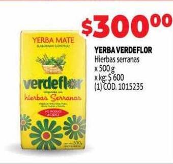 Makro Yerba verdeflor oferta