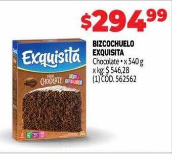 Makro Bizcochuelo exquisita oferta