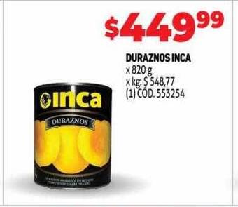 Makro Duraznos inca oferta