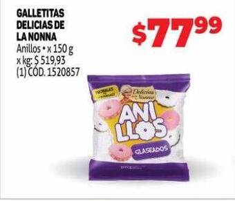 Makro Galletitas delicias de la nonna oferta