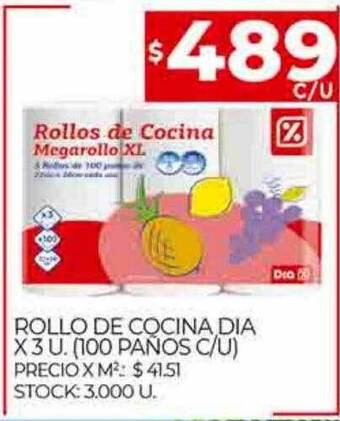 Rollo de cocina dia