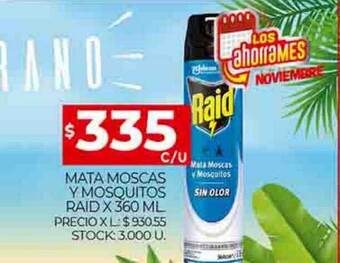 Supermercados DIA Mata moscas y mosquitos raid oferta