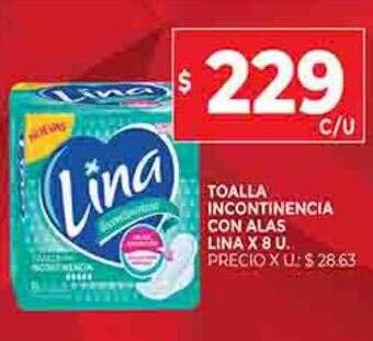 Supermercados DIA Toalla incontinencia con alas lina oferta