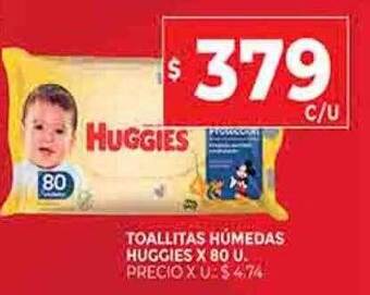Supermercados DIA Toallitas húmedas huggies oferta