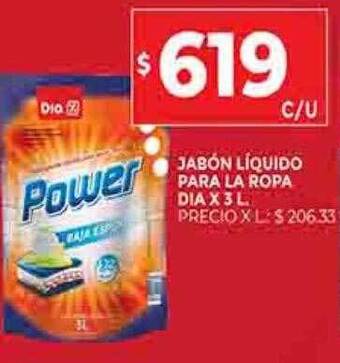 Supermercados DIA Jabón líquido para la ropa dia oferta