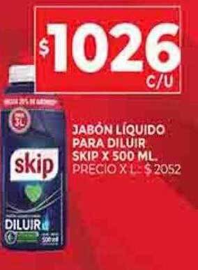 Supermercados DIA Jabón líquido para diluir skip oferta