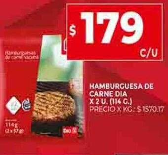 Supermercados DIA Hamburguesa de carne dia oferta